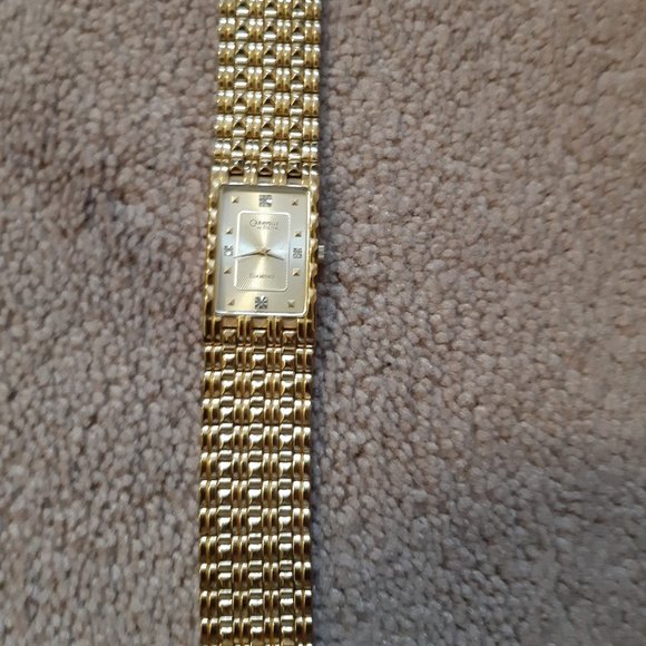 Caravelle by Bulova Men's Gold Watch with Crystals - Picture 1 of 3